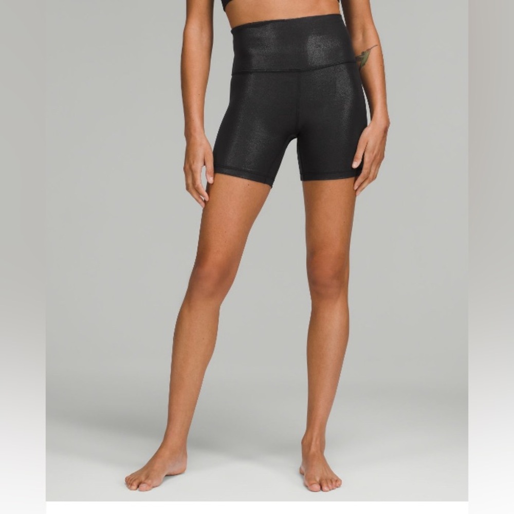 Lululemon Align high rise short 6” shine
